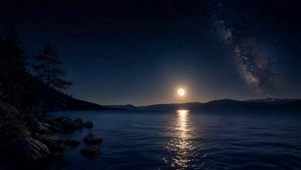 海边的夜晚