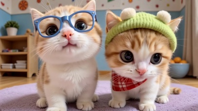 幼儿园的小猫咪