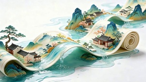 古风山水