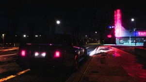 雨中汽车