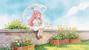 可爱小女孩