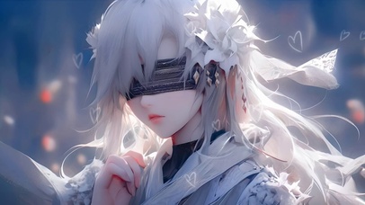蒙眼女孩