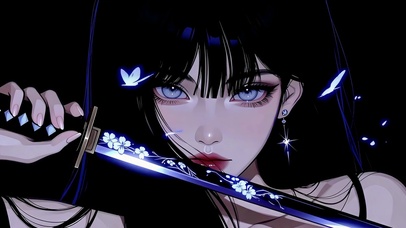 暗黑系刀与蝶影