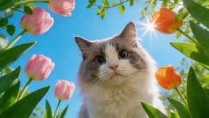 郁金香猫咪
