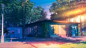 夕阳的小屋