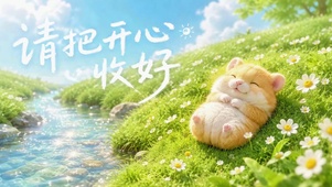 请把开心收好 治愈萌仓鼠