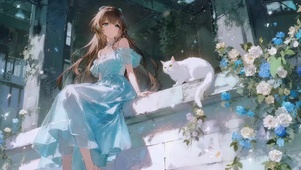 二次元插画女孩