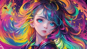 涂鸦少女
