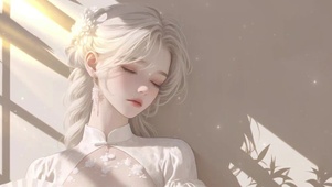 阳光洒在脸上