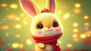 可爱的小兔
