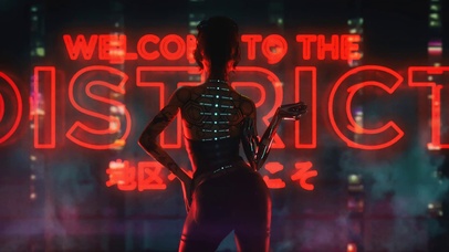 赛博朋克机械女孩