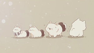 雪天撒欢