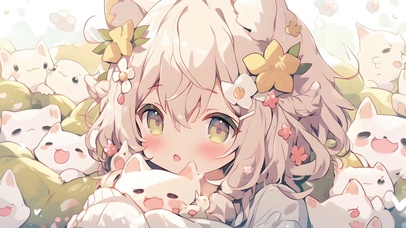 可爱小女孩