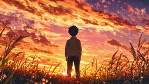 晚霞少年