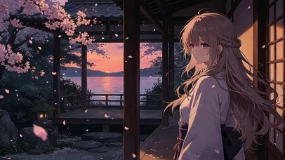 花落黄昏后