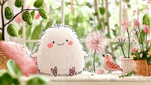 萌宠欢乐窗台团子