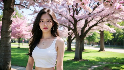 美女樱花1