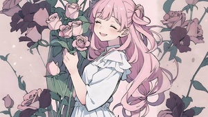 粉发女孩