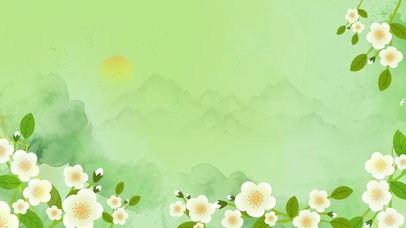 唯美治愈茉莉花