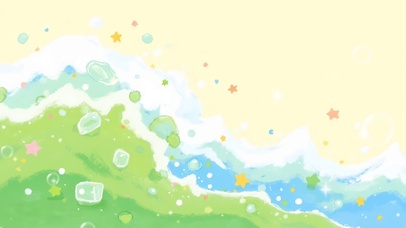 绿浪星冰·梦幻海滨之景
