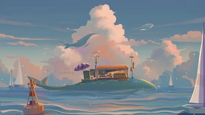 孤岛的鲸-画师：益生菌