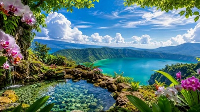 花海湖景秘境