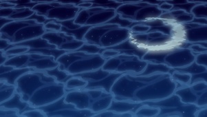 水面夜色