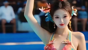 奥运游泳之花