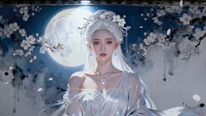 霜衣沐月华