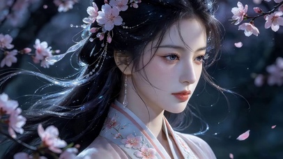 治愈樱花女孩