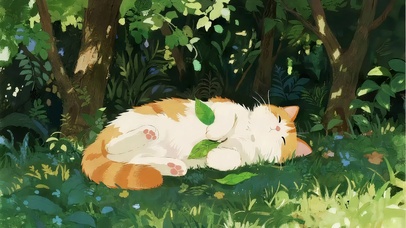 打瞌睡的猫咪