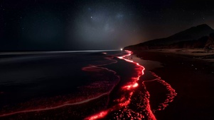 荧光海滩