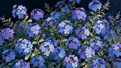 治愈蓝色小花