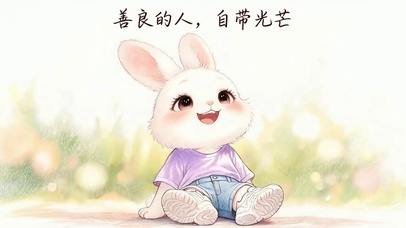 善良的人自带光芒