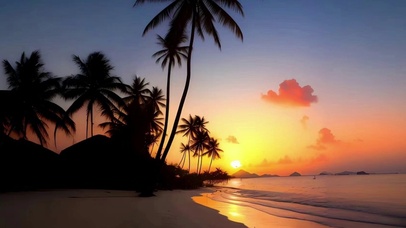 落日余晖 唯美夕阳