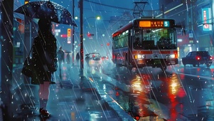 布吉岛-雨中