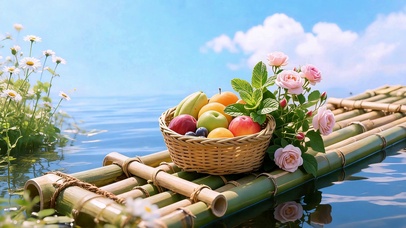 竹筏渡清风