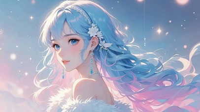 4K  治愈系甜妹插画