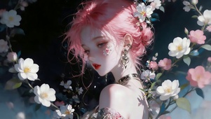 鲜花女孩