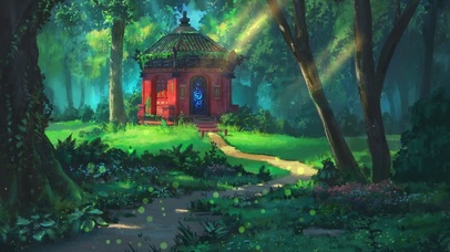 唯美治愈护眼房屋景色