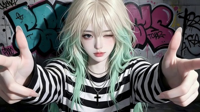可爱清纯女孩