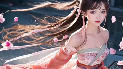 4K清纯古风纯欲无限循环-7