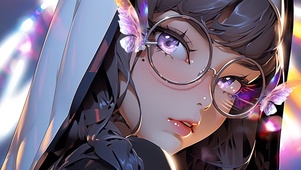 眼镜少女