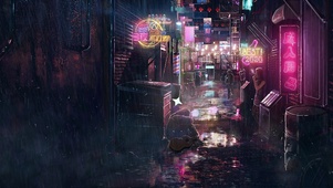 红灯区夜店小巷朋克唯美