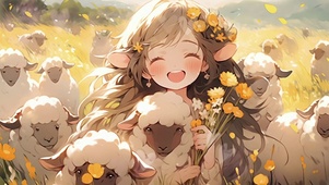 爱笑的女孩