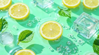 小清新夏日柠檬
