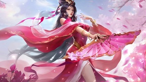 扇子美女