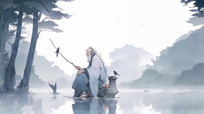  封神 姜太公垂钓