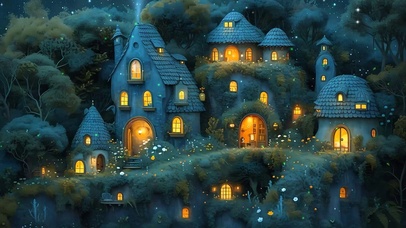 护眼绿景