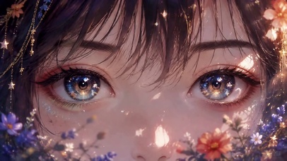 花朵眨眼